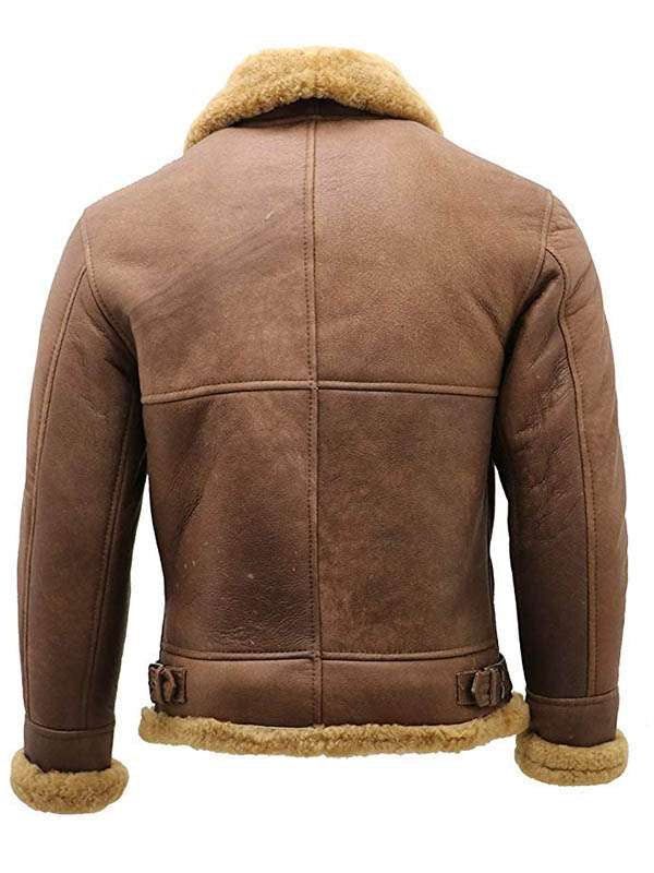 WWII Flight Aviator Bomber Shearling Jacket