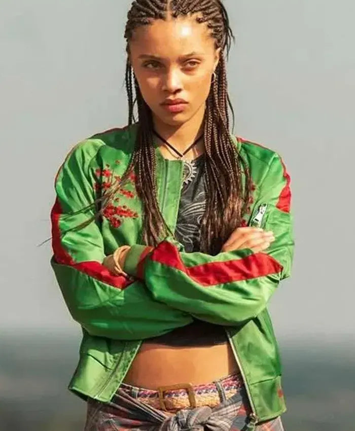 The Iris Affair Meréana Tomlinson Bomber Jacket For Womens