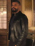 Mike McGuire Whitstable Pearl S03 Black Leather Jacket