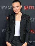 Millie Bobby Brown Stranger Things Black Blazer