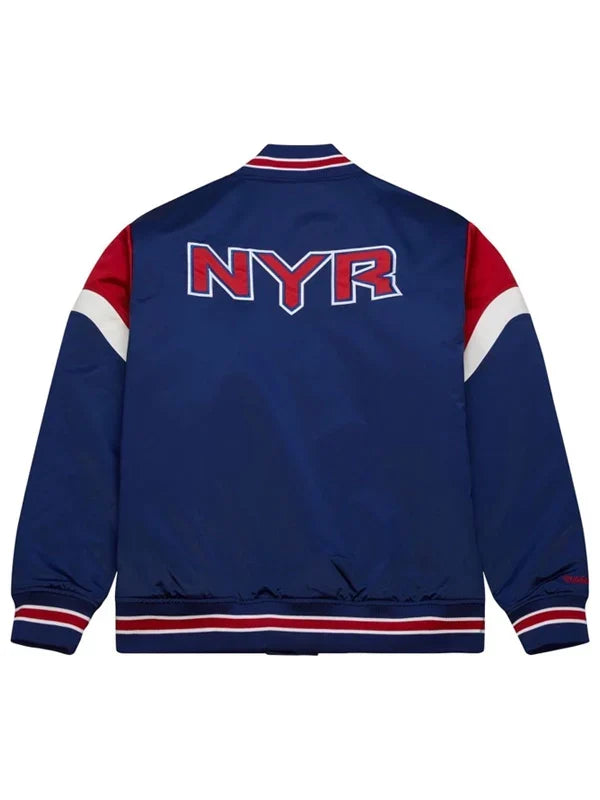 New York Rangers Heavyweight Satin Jacket