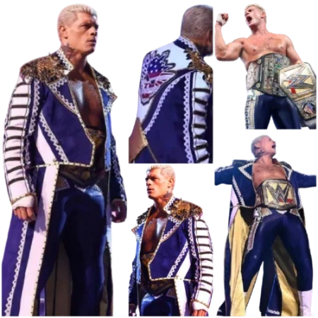 Cody Rhodes Crown Jewel Military Coat