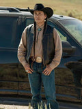 Moses Brings Plenty Yellowstone Black Vest