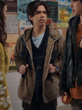 Lee Garcia My Life with the Walter Boys S01 Brown Hoodie