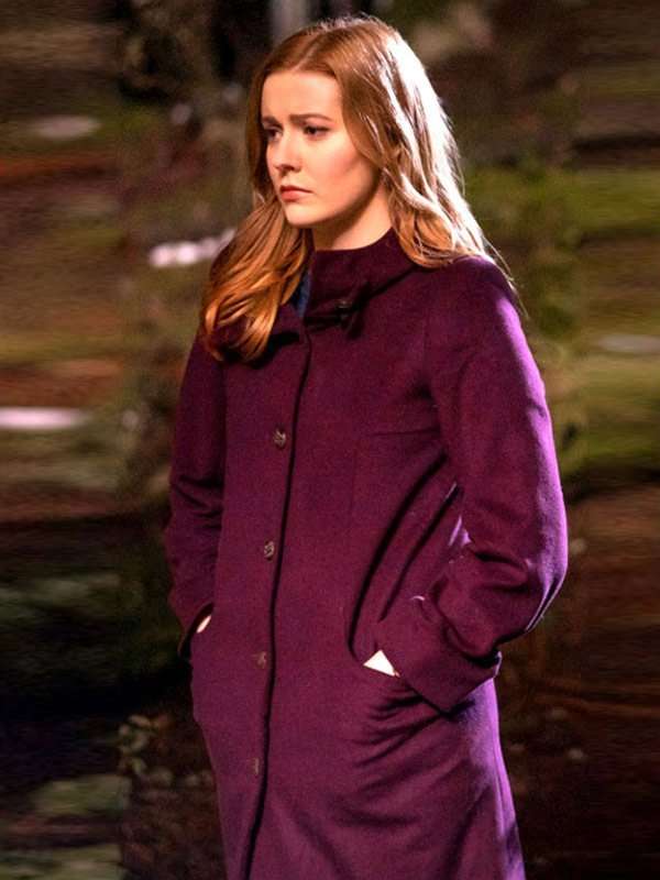Kennedy McMann Nancy Drew Purple Coat
