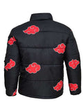 Akatsuki Naruto Puffer Jacket