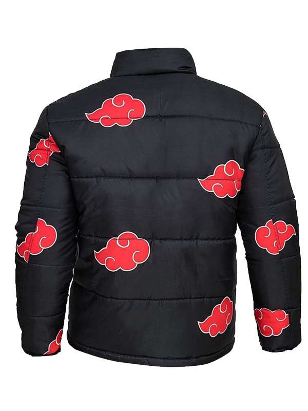 Akatsuki Naruto Puffer Jacket