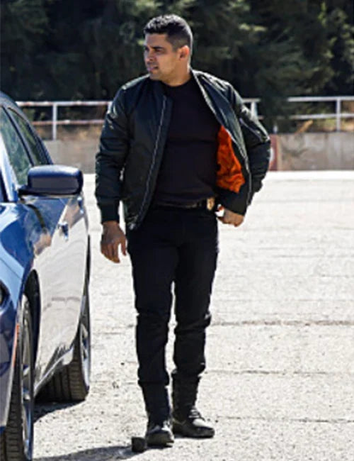 Nick Torres NCIS S22 Black Cotton Jacket