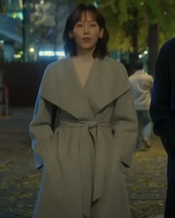No In-ji The Trunk Grey Wool Coat