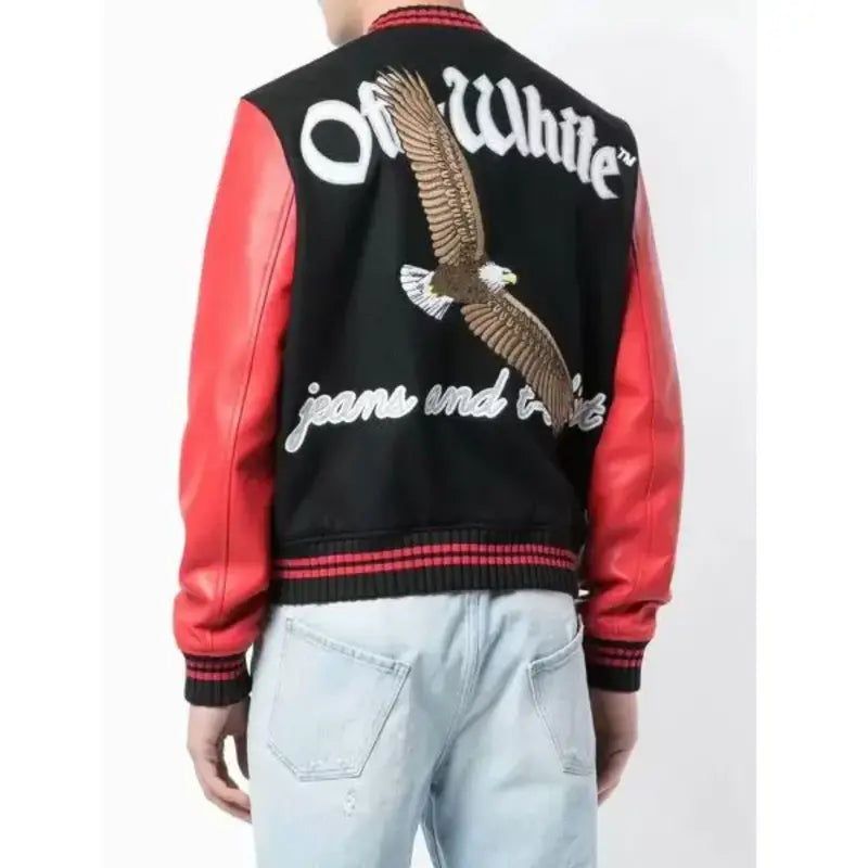 Buy Now Off-White Varsity 23 Eagle Jacket
