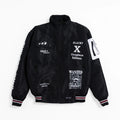 One Piece Gear 5 Cyberpunk Black White Bomber Jacket