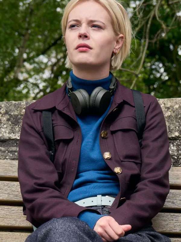 Ella Maisy Purvis Patience Burgundy Jacket