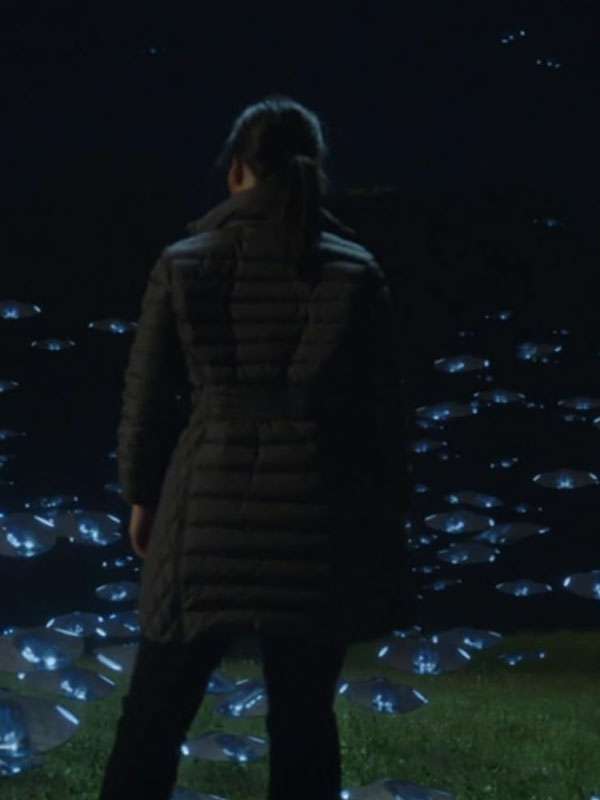 Annie Chang Peacemaker Grey Puffer Jacket