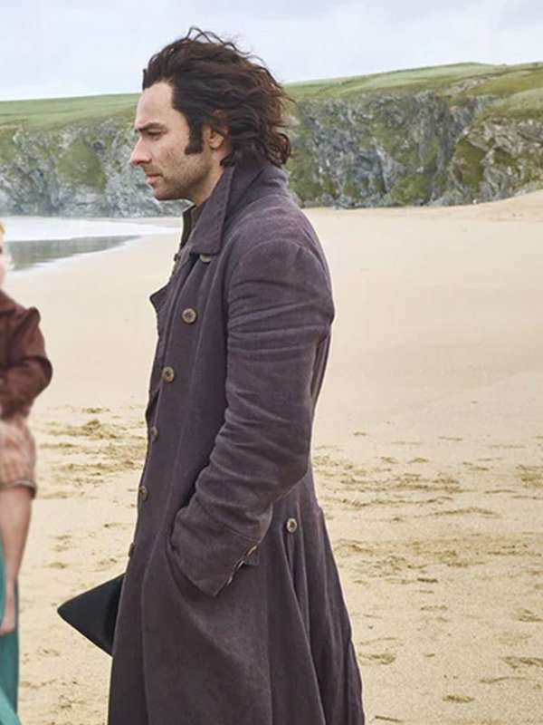 Poldark S05 Ross Poldark Wool Coat
