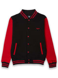 Black and Red Batman Varsity Jacket