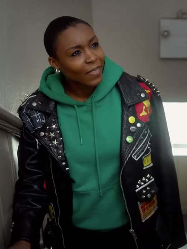 Gabrielle Graham Relax I’m from the Future 2023 Leather Jacket