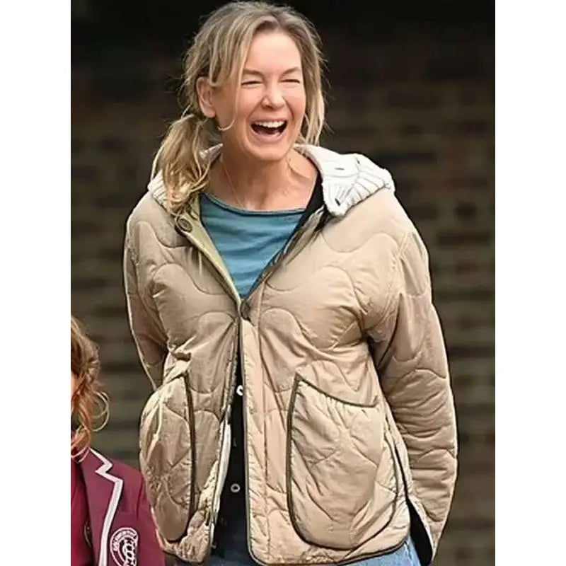 Renée Zellweger Bridget Jones Mad About the Boy Hooded Jacket