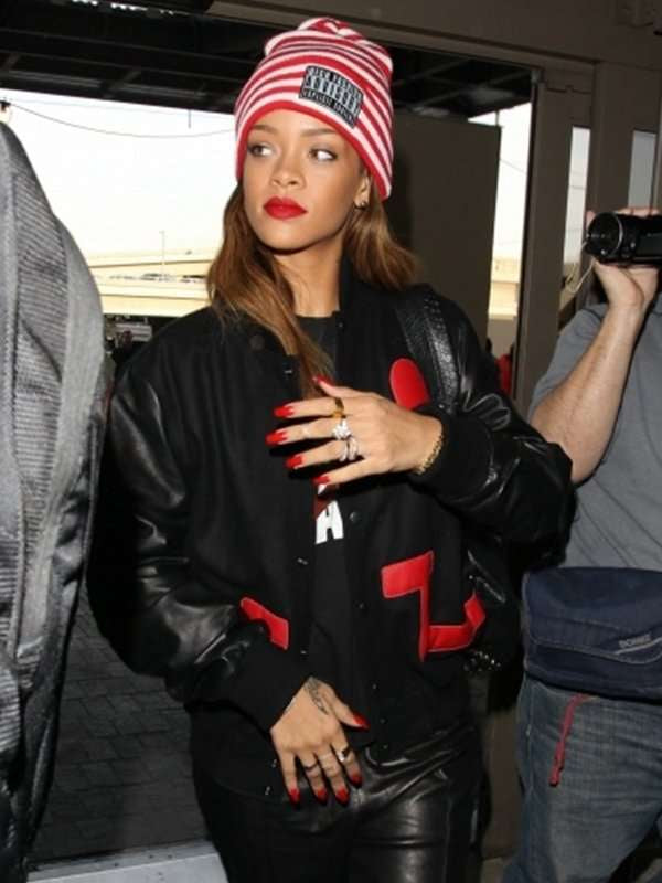 Varsity Jacket Rihanna Heart Love