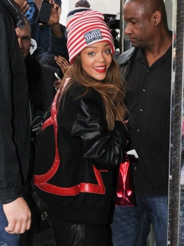 Buy Rihanna Heart Love Varsity Jacket