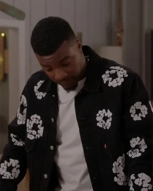 Spencer James All American Black Floral Jacket