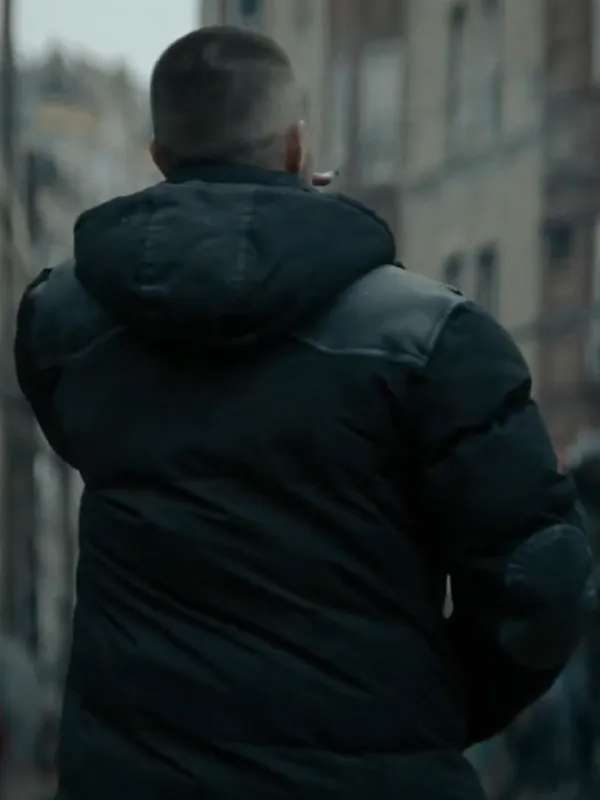 Squid The Penguin 2024 Black Puffer Jacket