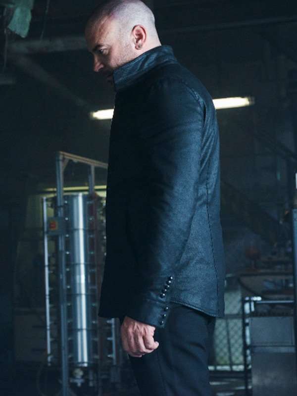 Alan Van Sprang Shadowhunters Black Leather Jacket