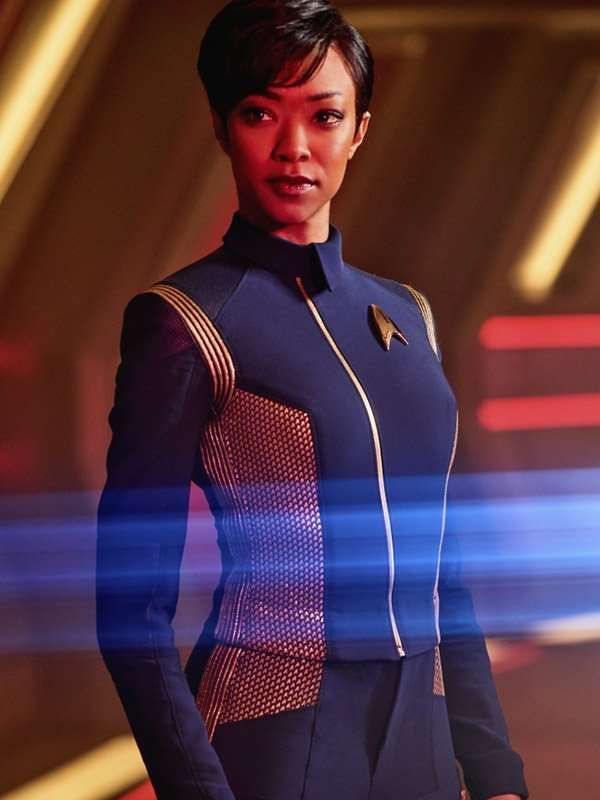 Sonequa Martin Green Star Trek Discovery Blue Jacket