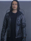 Elnor Star Trek: Picard S02 Black Leather Jacket