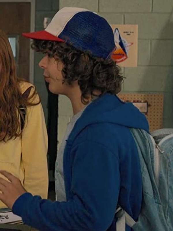 Gaten Matarazzo Stranger Things S02 Blue Hoodie