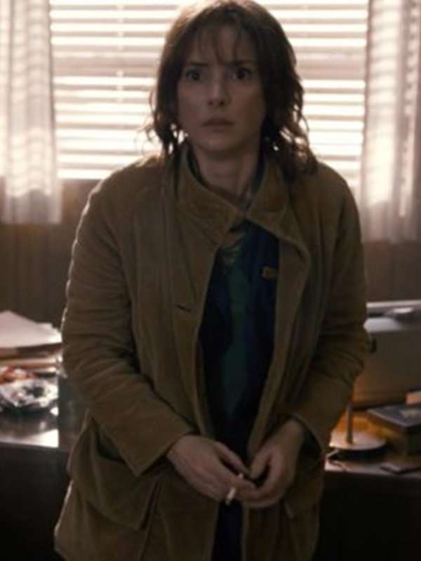 Stranger Things Joyce Byers Brown Corduroy Jacket