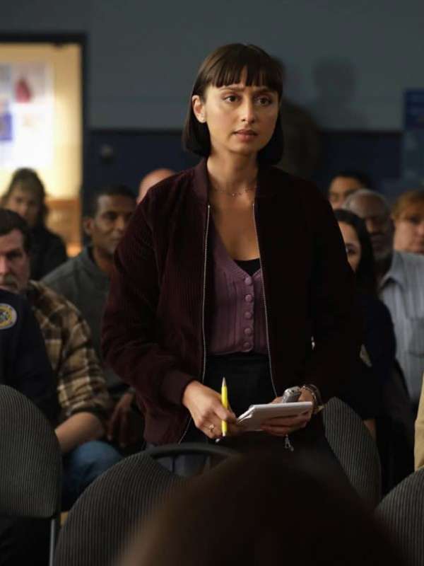 Chrissy Beppo Superman and Lois S02 Maroon Jacket