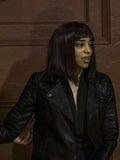 Getenesh Berhe SurrealEstate Black Leather Jacket