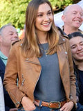 Joy Harper Good Witch S06 Brown Leather Jacket