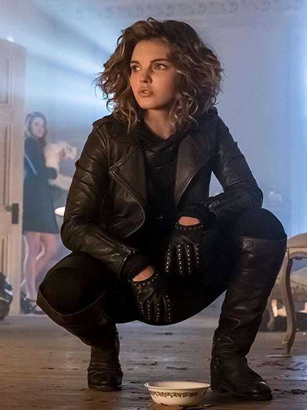 Camren Bicondova Leather Jacket from Gotham