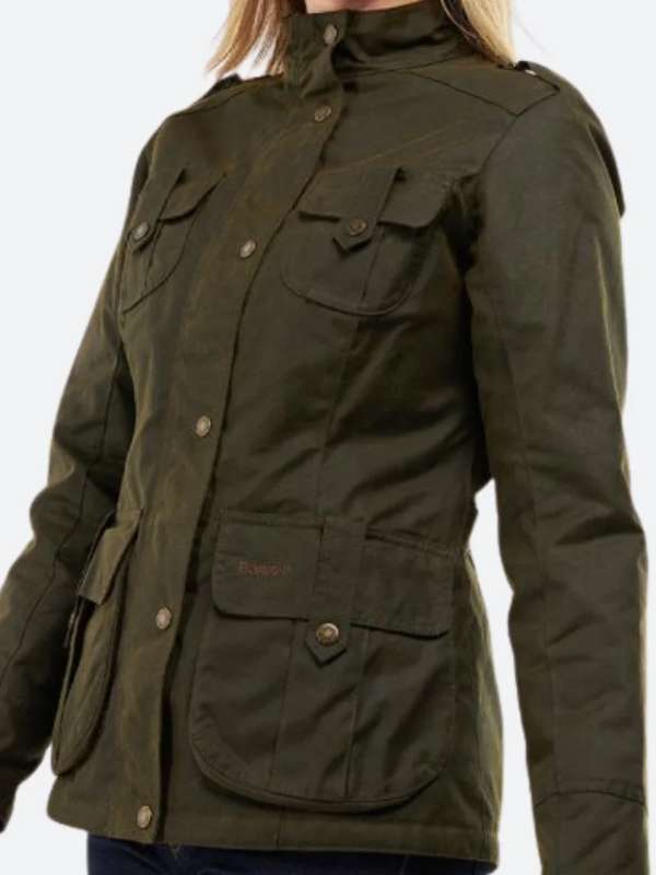 Ellen The Night Agent S01 Green Jacket