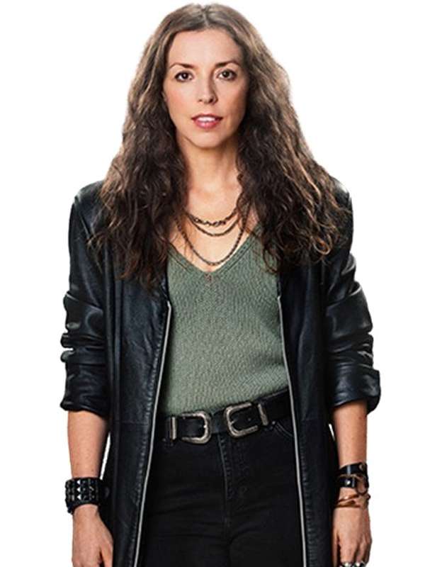Linda The Change Black Leather Coat