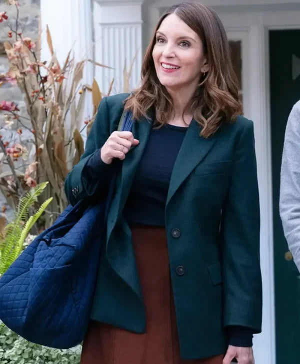 The Four Seasons Tina Fey Green Blazer