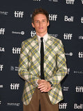 Eddie Redmayne The Good Nurse Event Tiff Checkered Blazer