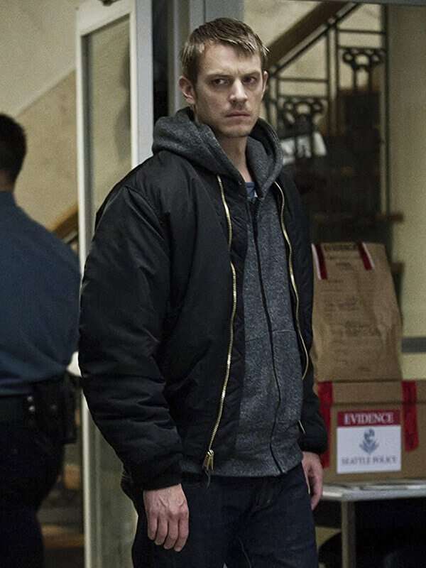 Joel Kinnaman The Killing Bomber Jacket