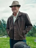 Dennis Quaid The Long Game 2023 Brown Cotton Jacket