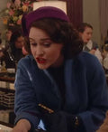 Rachel Brosnahan The Marvelous Mrs. Maisel 2017 Grey Wool Coat For Women