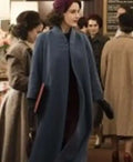 The Marvelous Mrs. Maisel Rachel Brosnahan Grey Coat
