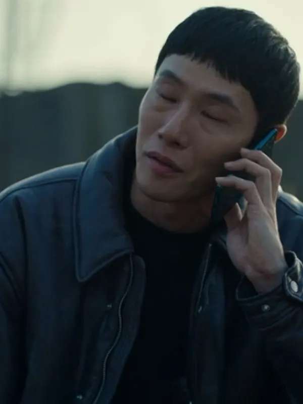 Um Tae-Seong The Trunk S01 Black Leather Jacket