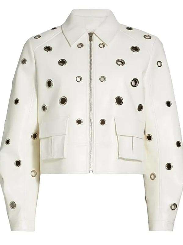 Joy Behar The View Grommet White Jacket