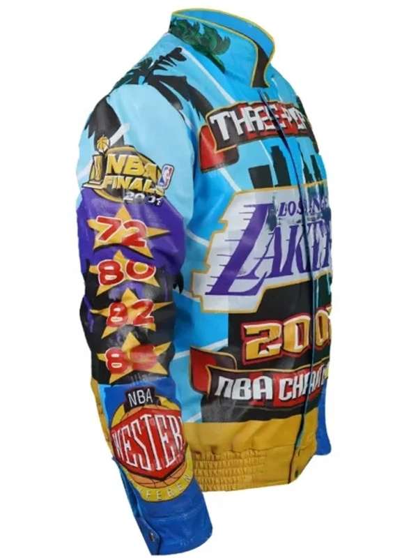 Los Angeles Lakers NBA Champions Three-Peat Jacket