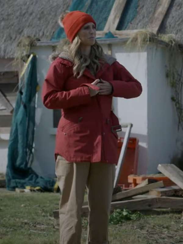 Fiona Gubelmann Tis the Season to Be Irish Red Jacket