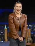 Millie Bobby Brown Leather Jacket