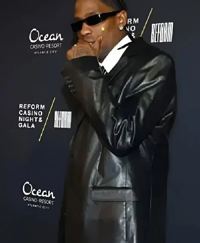 Travis Scott REFORM Alliance Casino Night Event Black Blazer