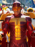 Jingle All the Way Turbo Man Costume Leather Jacket
