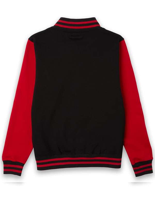 Black and Red Batman Varsity Jacket